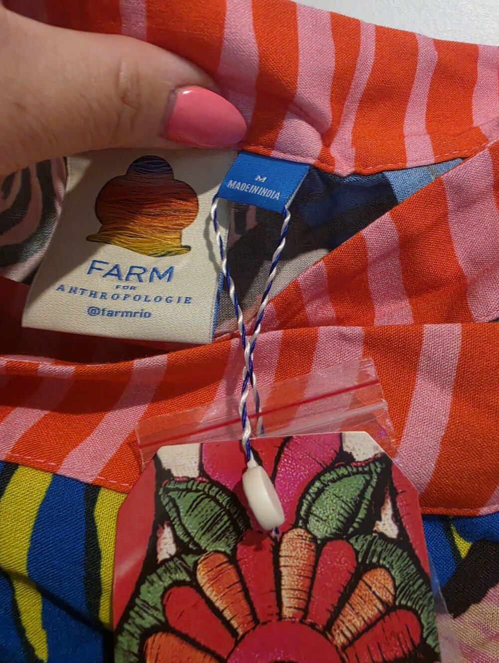 NWT Farm Rio Fish Wrap Skirt - Picture 3 of 7